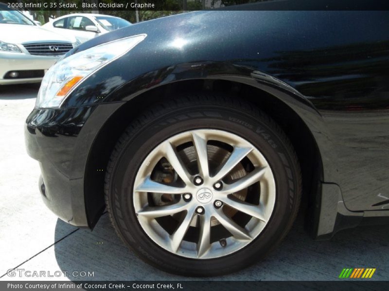 Black Obsidian / Graphite 2008 Infiniti G 35 Sedan