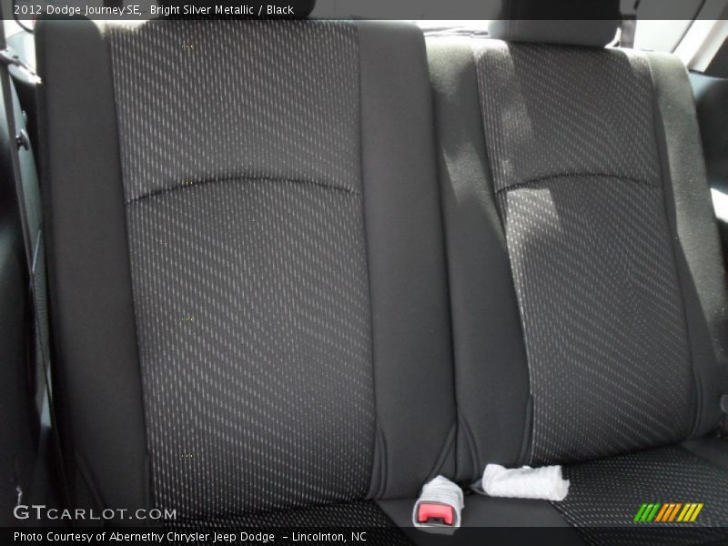  2012 Journey SE Black Interior