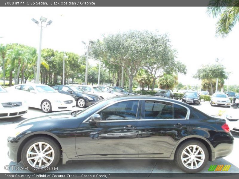 Black Obsidian / Graphite 2008 Infiniti G 35 Sedan