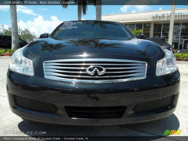 Black Obsidian / Graphite 2008 Infiniti G 35 Sedan