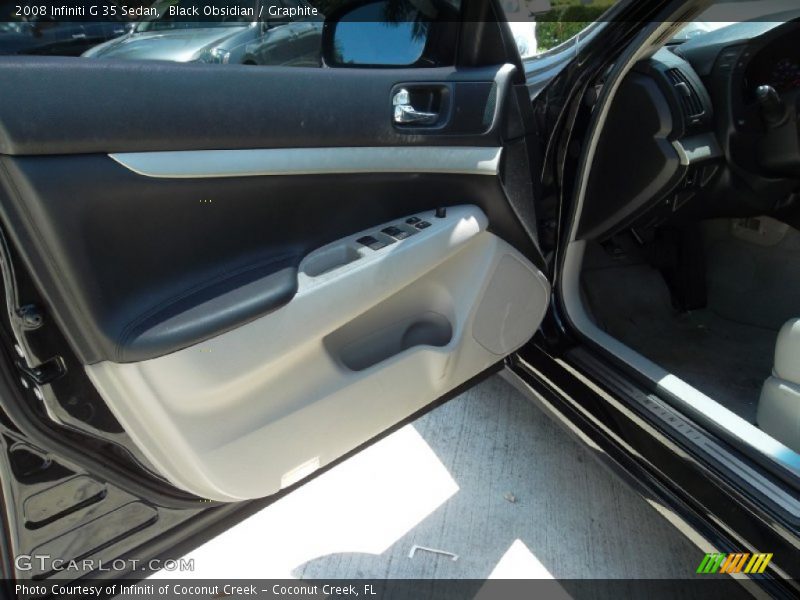 Black Obsidian / Graphite 2008 Infiniti G 35 Sedan