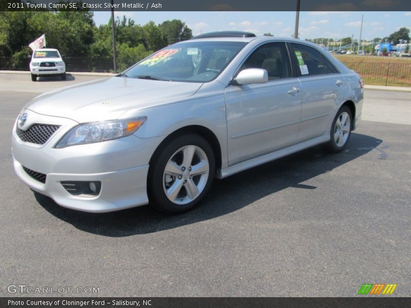 Classic Silver Metallic / Ash 2011 Toyota Camry SE