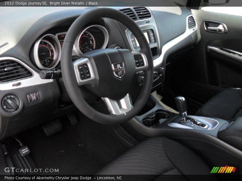 Black Interior - 2012 Journey SE 