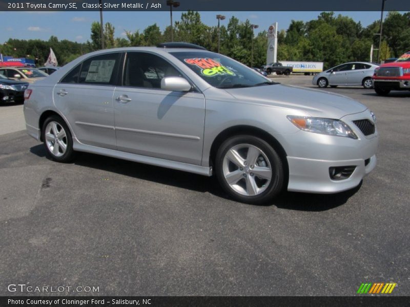 Classic Silver Metallic / Ash 2011 Toyota Camry SE