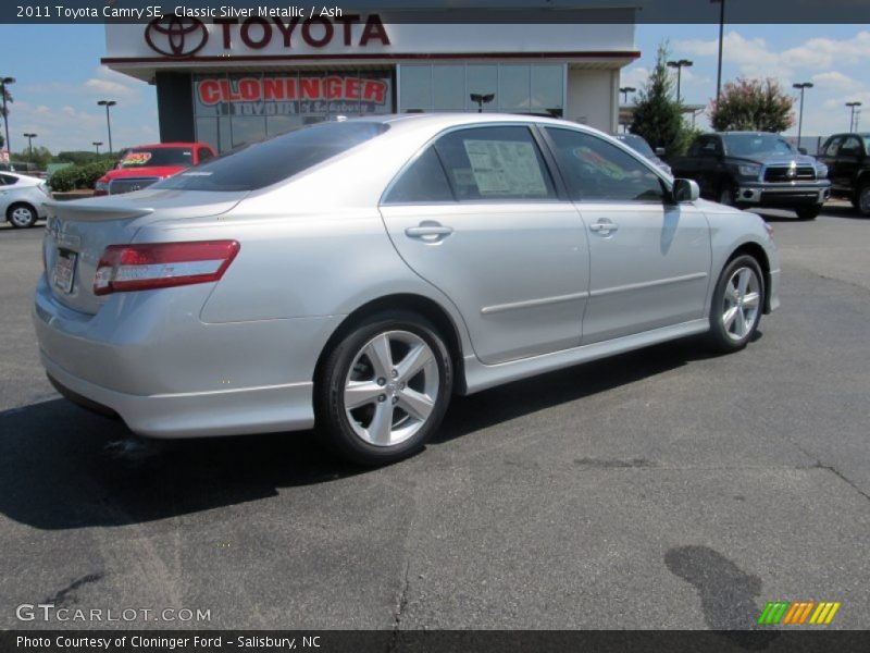 Classic Silver Metallic / Ash 2011 Toyota Camry SE