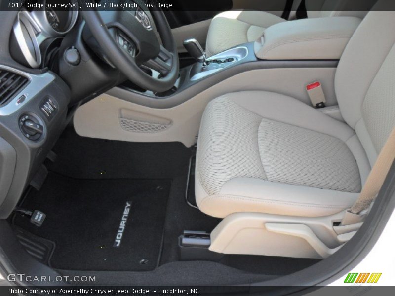  2012 Journey SXT Black/Light Frost Beige Interior