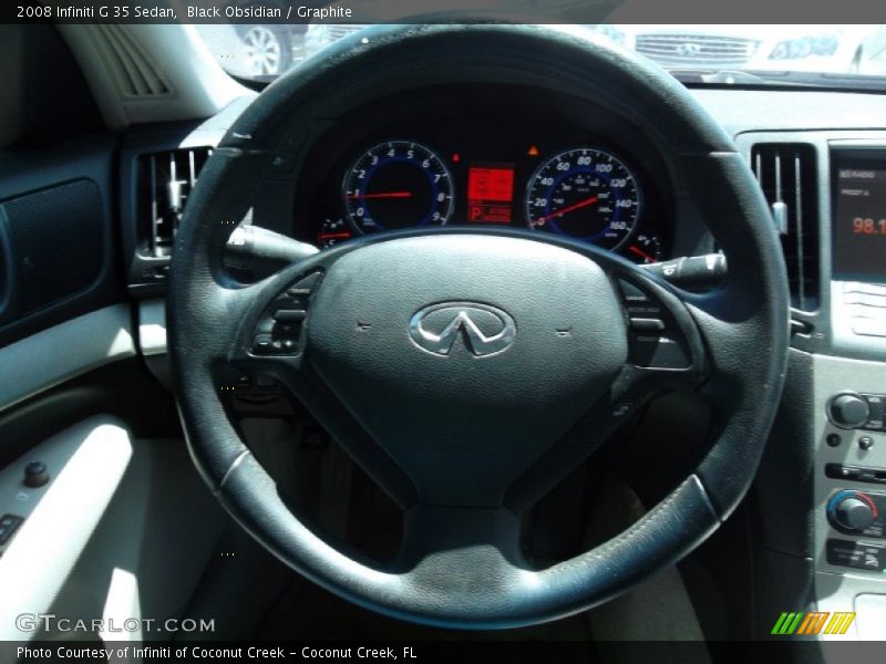 Black Obsidian / Graphite 2008 Infiniti G 35 Sedan