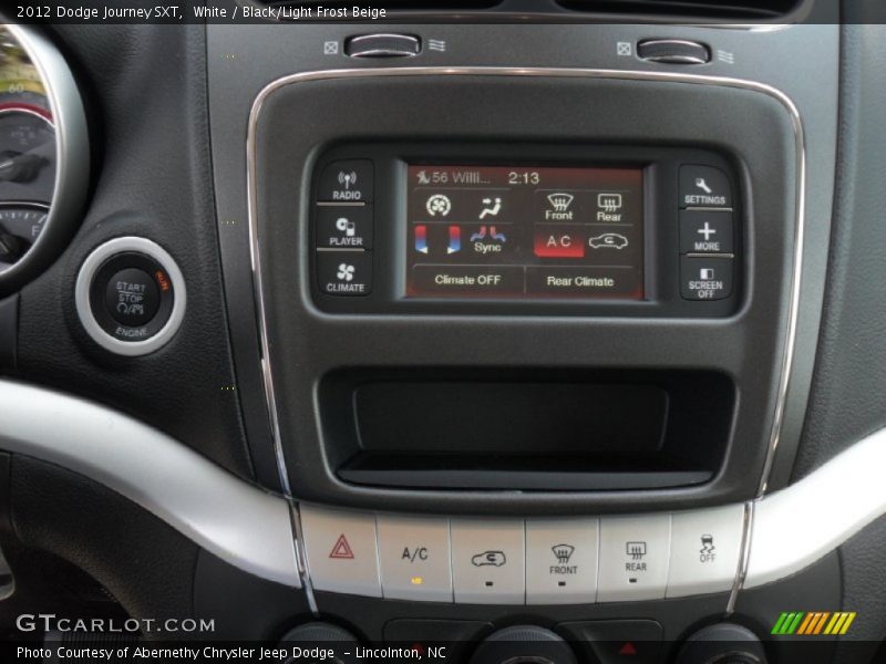 Controls of 2012 Journey SXT