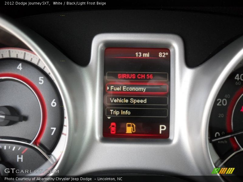 White / Black/Light Frost Beige 2012 Dodge Journey SXT