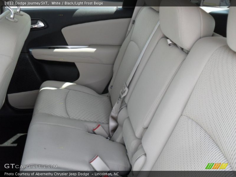  2012 Journey SXT Black/Light Frost Beige Interior
