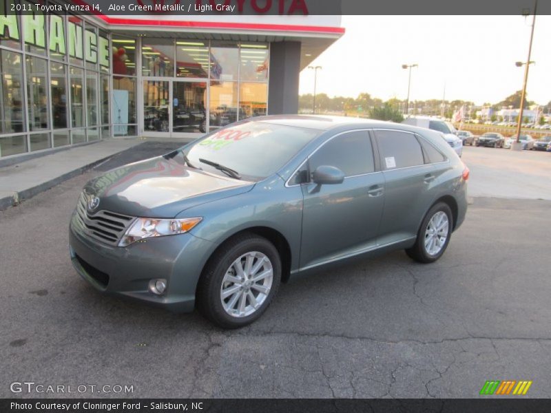 Aloe Green Metallic / Light Gray 2011 Toyota Venza I4