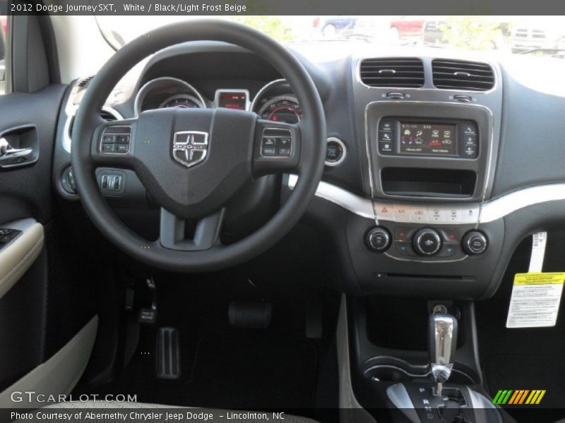 Dashboard of 2012 Journey SXT