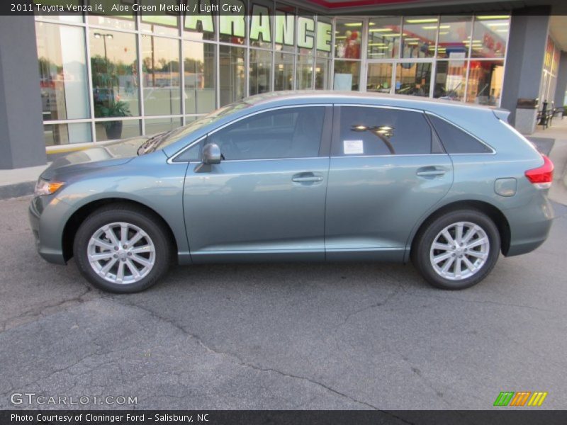 Aloe Green Metallic / Light Gray 2011 Toyota Venza I4