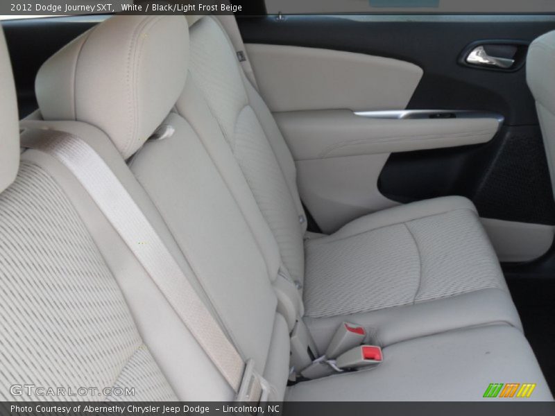  2012 Journey SXT Black/Light Frost Beige Interior