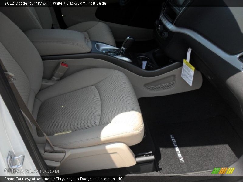  2012 Journey SXT Black/Light Frost Beige Interior