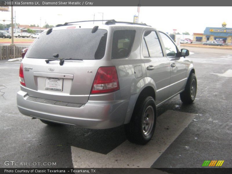 Diamond Silver Metallic / Gray 2003 Kia Sorento LX