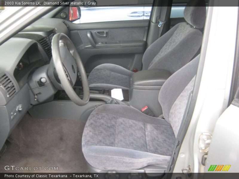 Diamond Silver Metallic / Gray 2003 Kia Sorento LX