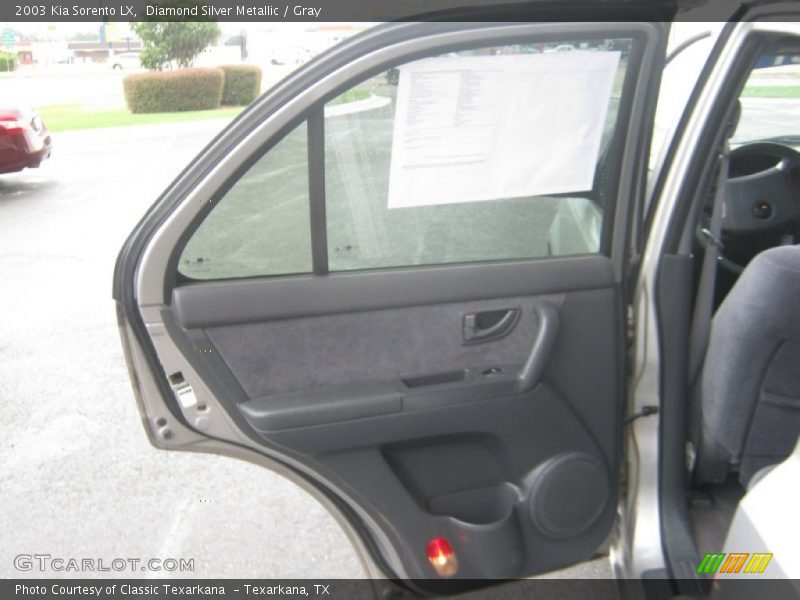 Diamond Silver Metallic / Gray 2003 Kia Sorento LX