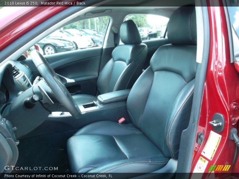  2010 IS 250 Black Interior