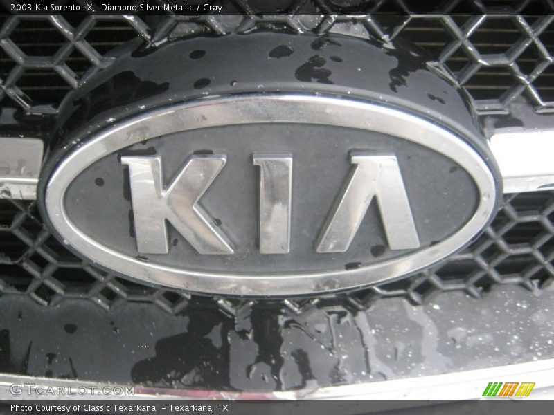 Diamond Silver Metallic / Gray 2003 Kia Sorento LX