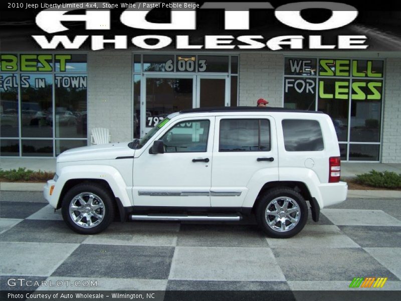 Stone White / Pastel Pebble Beige 2010 Jeep Liberty Limited 4x4