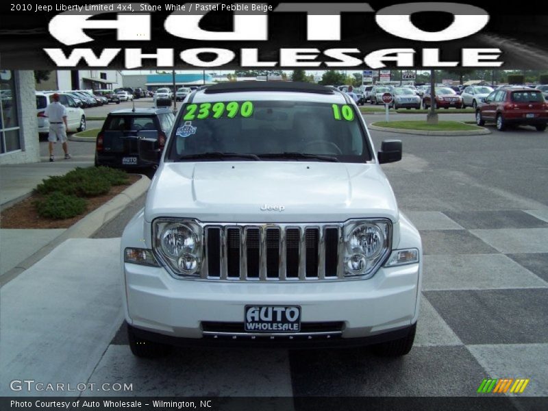 Stone White / Pastel Pebble Beige 2010 Jeep Liberty Limited 4x4