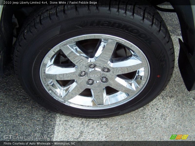 Stone White / Pastel Pebble Beige 2010 Jeep Liberty Limited 4x4