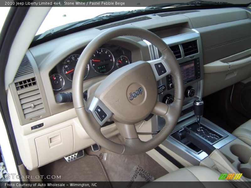 Stone White / Pastel Pebble Beige 2010 Jeep Liberty Limited 4x4