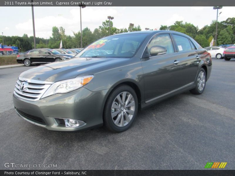 Cypress Green Pearl / Light Gray 2011 Toyota Avalon Limited
