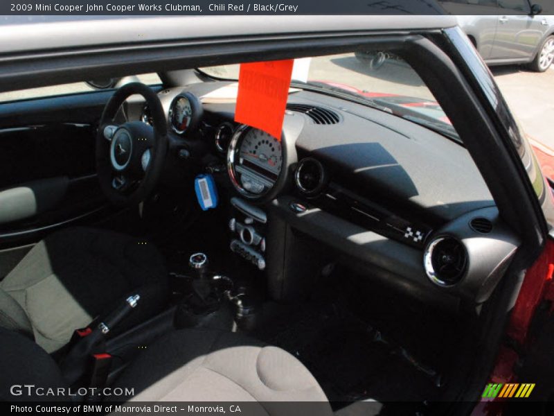 Chili Red / Black/Grey 2009 Mini Cooper John Cooper Works Clubman