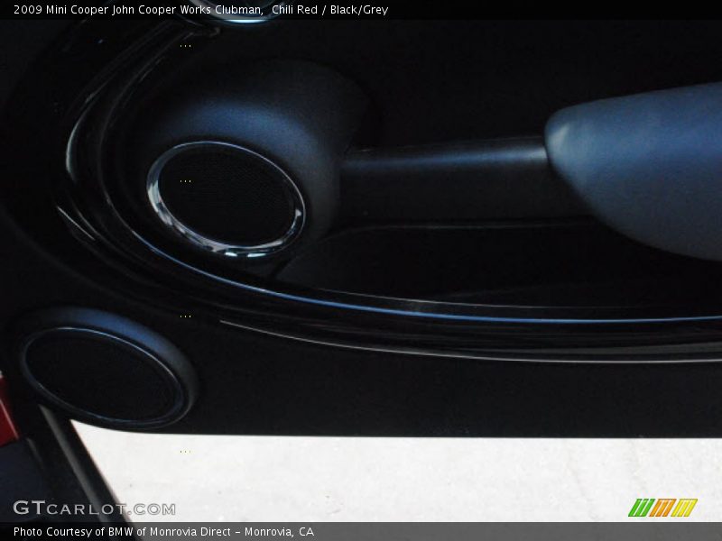 Chili Red / Black/Grey 2009 Mini Cooper John Cooper Works Clubman