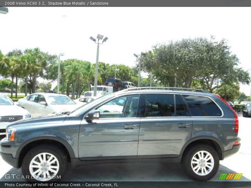 Shadow Blue Metallic / Sandstone 2008 Volvo XC90 3.2