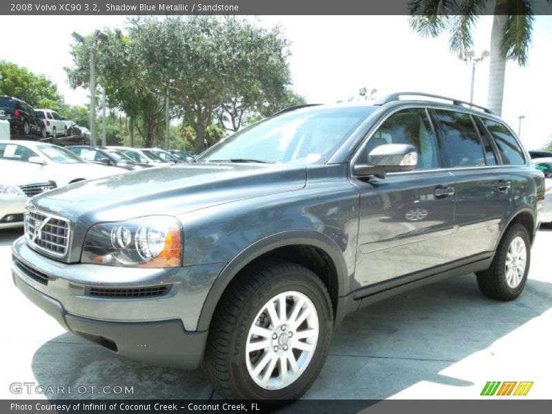 Shadow Blue Metallic / Sandstone 2008 Volvo XC90 3.2