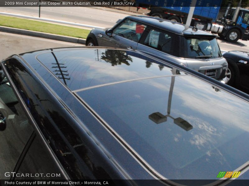 Chili Red / Black/Grey 2009 Mini Cooper John Cooper Works Clubman