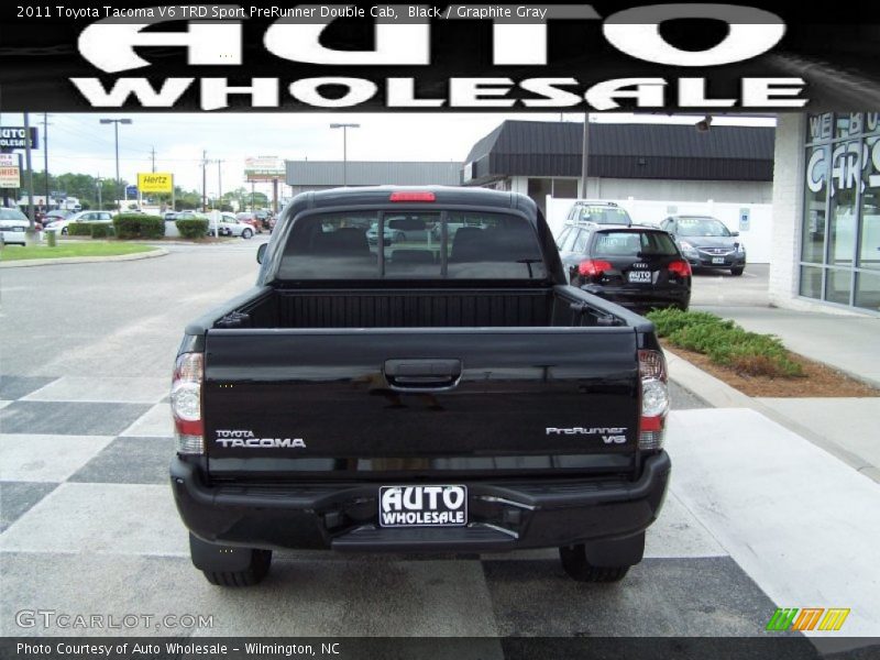 Black / Graphite Gray 2011 Toyota Tacoma V6 TRD Sport PreRunner Double Cab