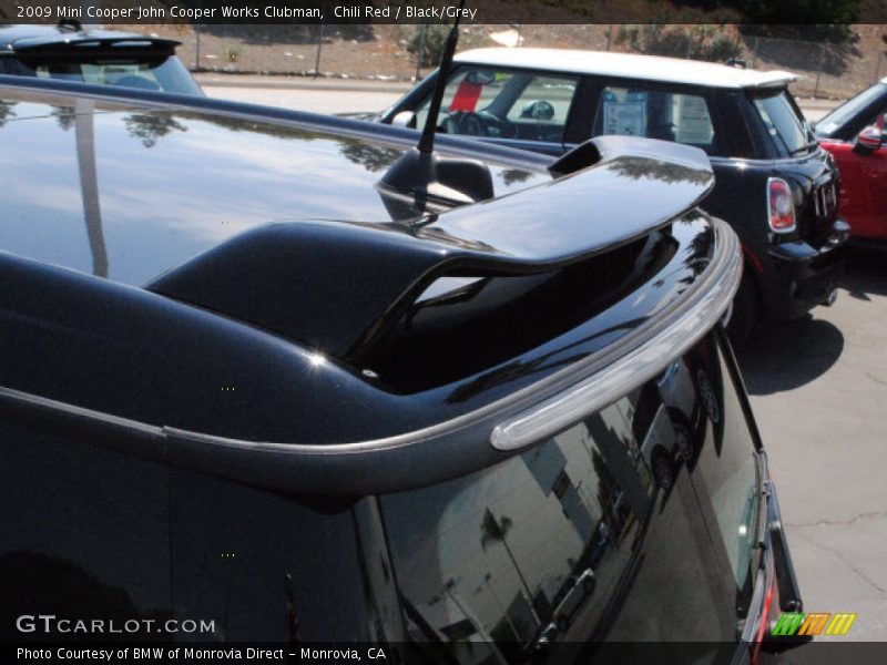 Chili Red / Black/Grey 2009 Mini Cooper John Cooper Works Clubman
