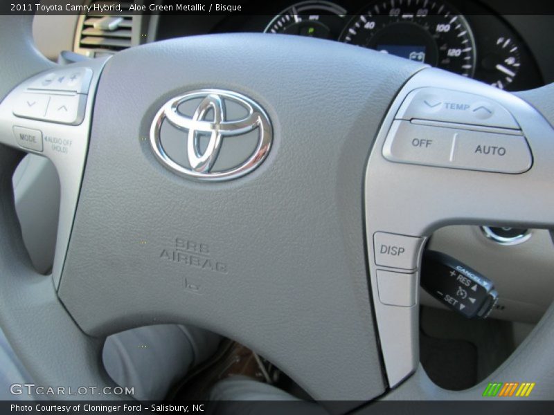 Aloe Green Metallic / Bisque 2011 Toyota Camry Hybrid