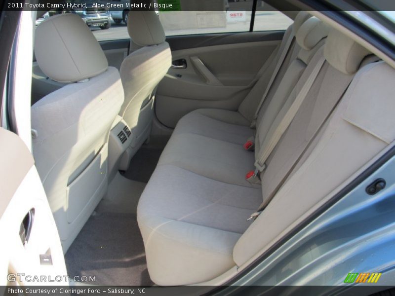 Aloe Green Metallic / Bisque 2011 Toyota Camry Hybrid