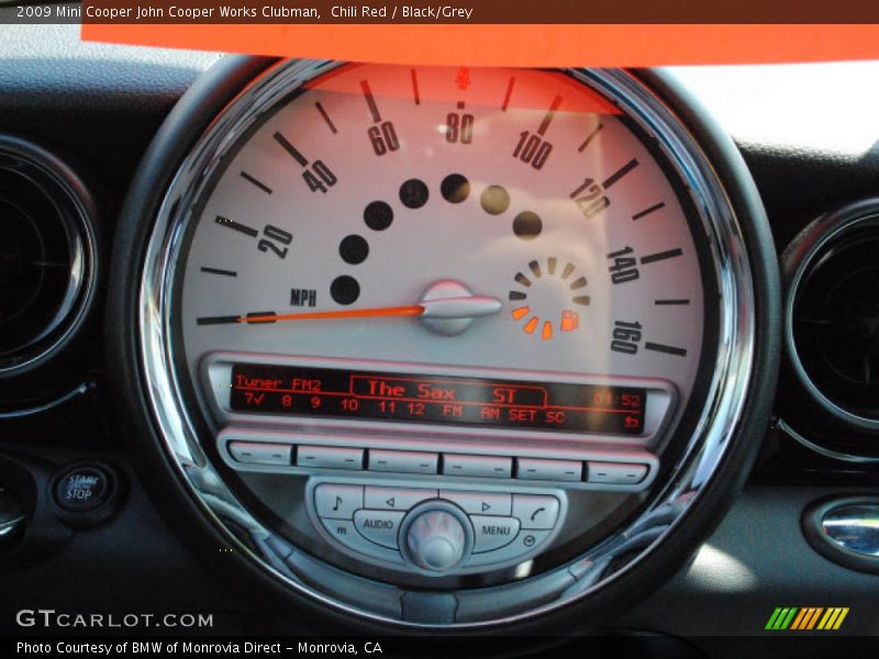 Chili Red / Black/Grey 2009 Mini Cooper John Cooper Works Clubman