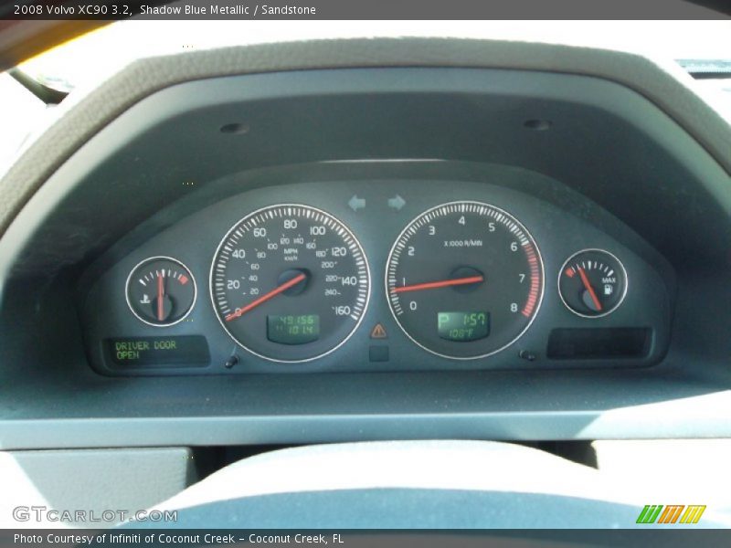 Shadow Blue Metallic / Sandstone 2008 Volvo XC90 3.2