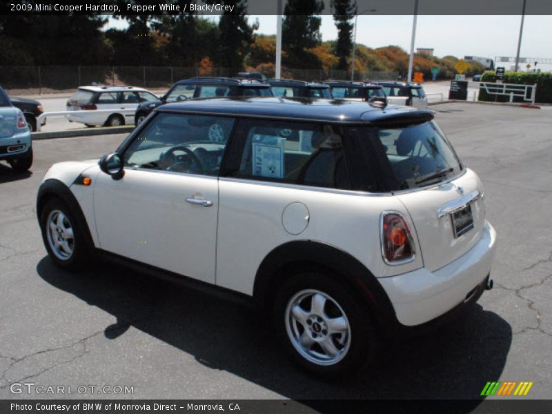 Pepper White / Black/Grey 2009 Mini Cooper Hardtop