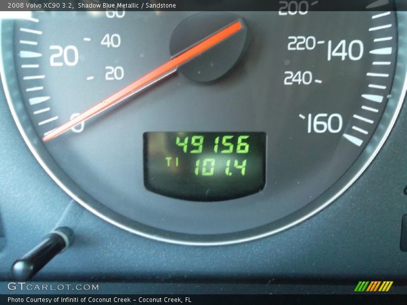 Shadow Blue Metallic / Sandstone 2008 Volvo XC90 3.2