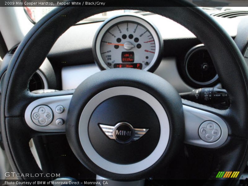 Pepper White / Black/Grey 2009 Mini Cooper Hardtop