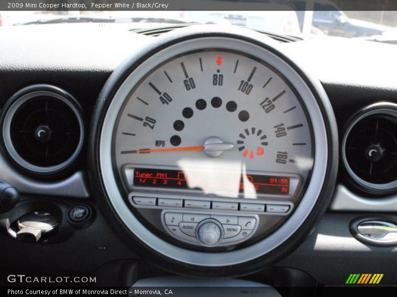Pepper White / Black/Grey 2009 Mini Cooper Hardtop