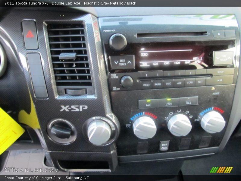 Magnetic Gray Metallic / Black 2011 Toyota Tundra X-SP Double Cab 4x4