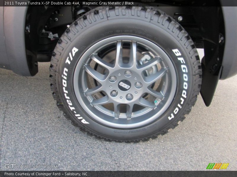 Magnetic Gray Metallic / Black 2011 Toyota Tundra X-SP Double Cab 4x4