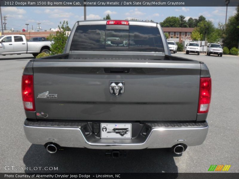 Mineral Gray Metallic / Dark Slate Gray/Medium Graystone 2012 Dodge Ram 1500 Big Horn Crew Cab