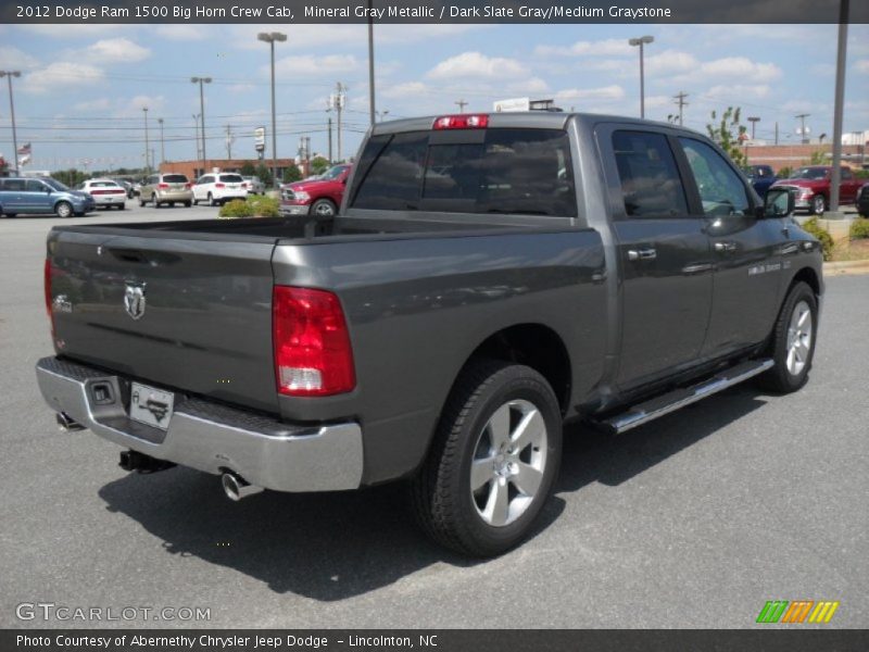 Mineral Gray Metallic / Dark Slate Gray/Medium Graystone 2012 Dodge Ram 1500 Big Horn Crew Cab