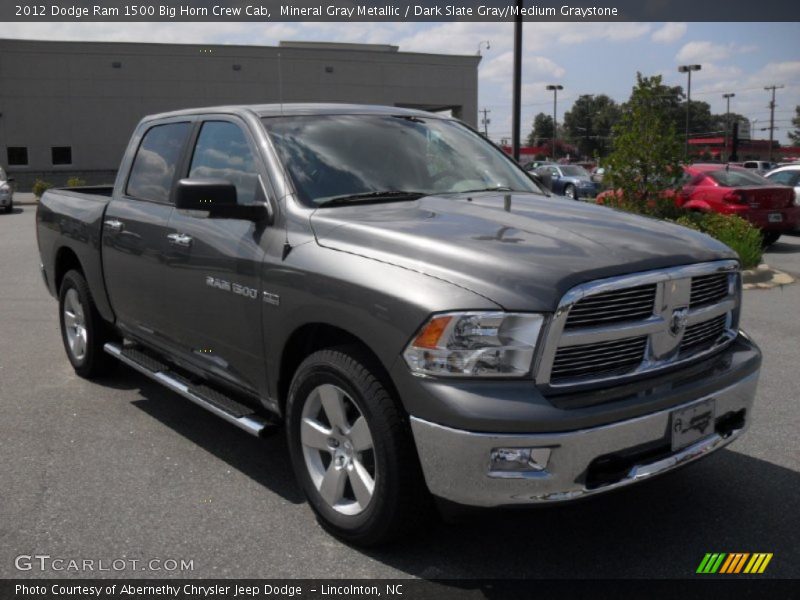 Mineral Gray Metallic / Dark Slate Gray/Medium Graystone 2012 Dodge Ram 1500 Big Horn Crew Cab
