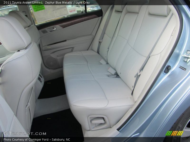 Zephyr Blue Metallic / Light Gray 2011 Toyota Avalon Limited